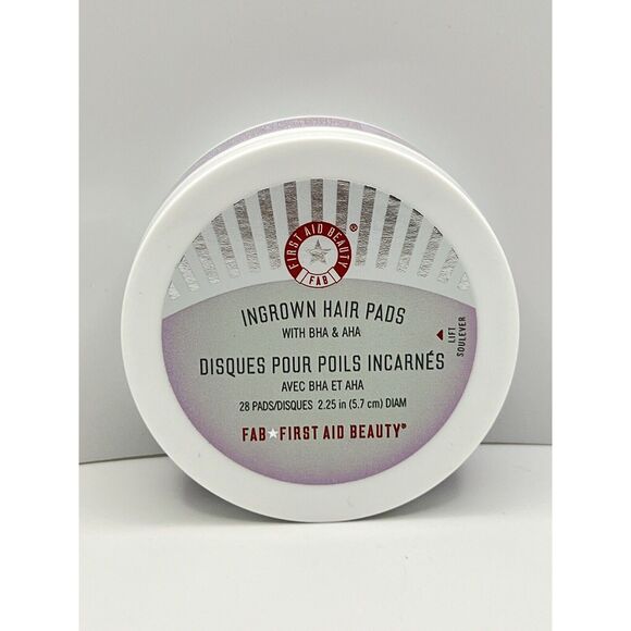 $10 🌸 First Aid Beauty Ingrown Hair Pads with BHA & AHA Alcohol Free ~ NEW - Picture 1 of 5